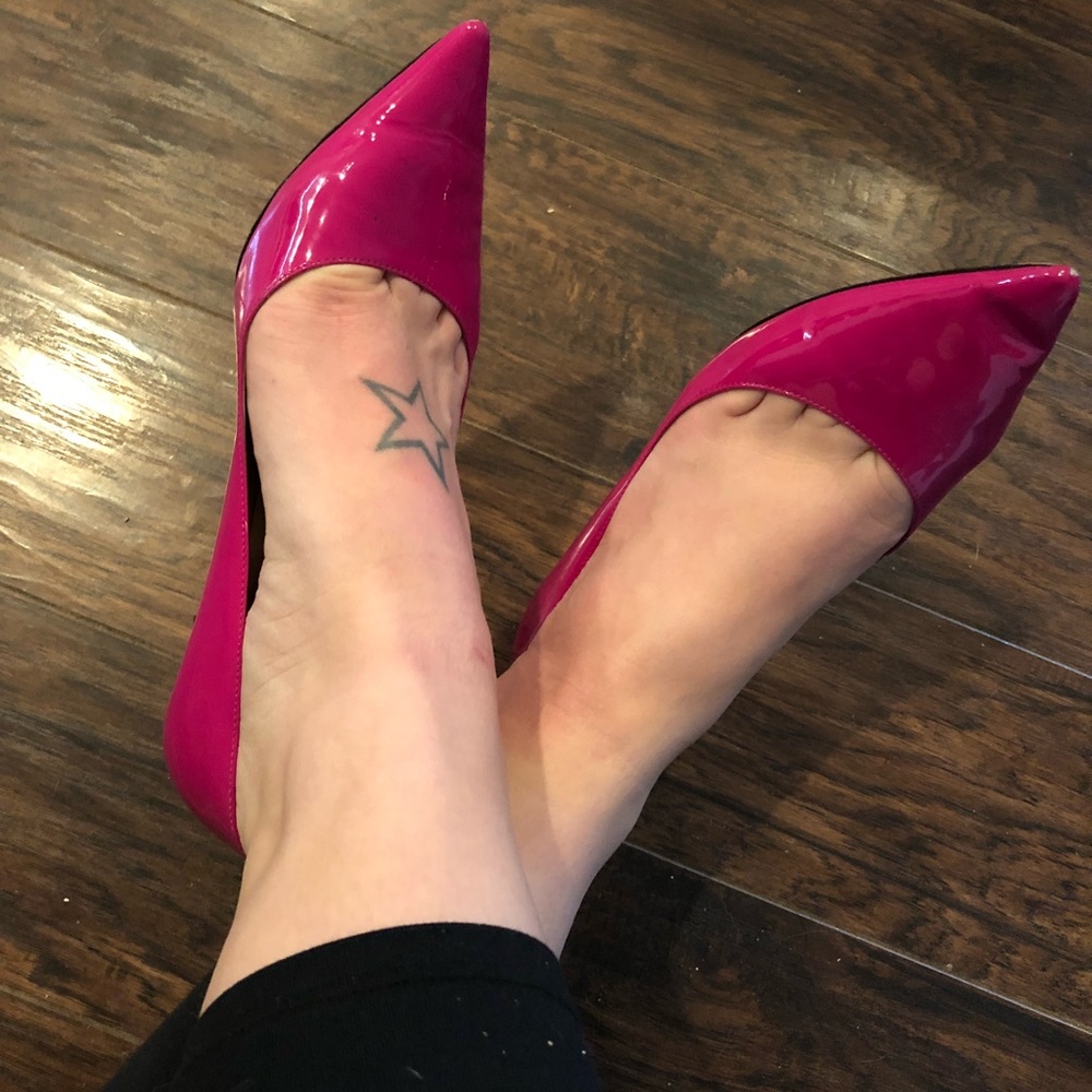Women's Pink Jimmy Choo Shoes - Heels Sz.36.5 - Picture 2 of 8